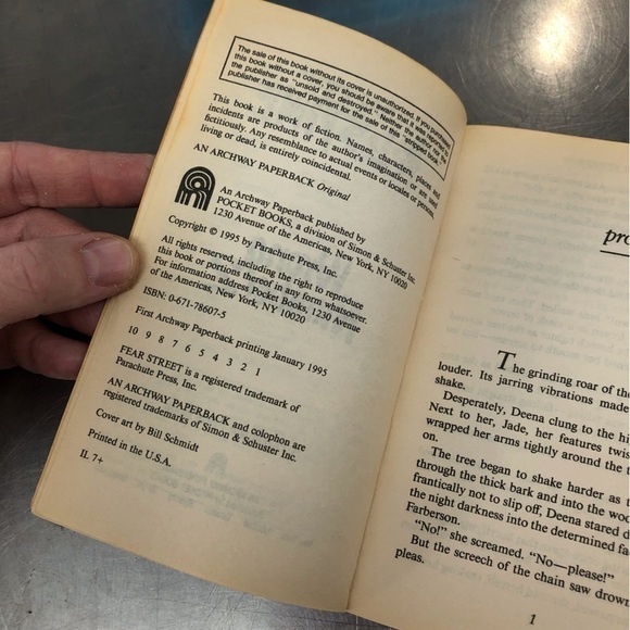 Vintage Fear Street: Wrong Number 2 by: R.L. Stine, paperback book - Picture 2 of 6